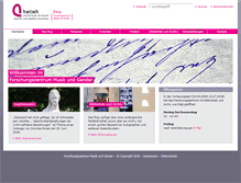 Tablet Screenshot of fmg.hmtm-hannover.de